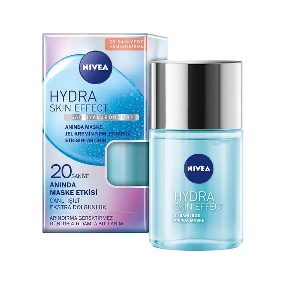 Nivea Hydra Skin Effect 20 Saniyede Anında Maske ile Hızlı ve Etkili Cilt Bakımı