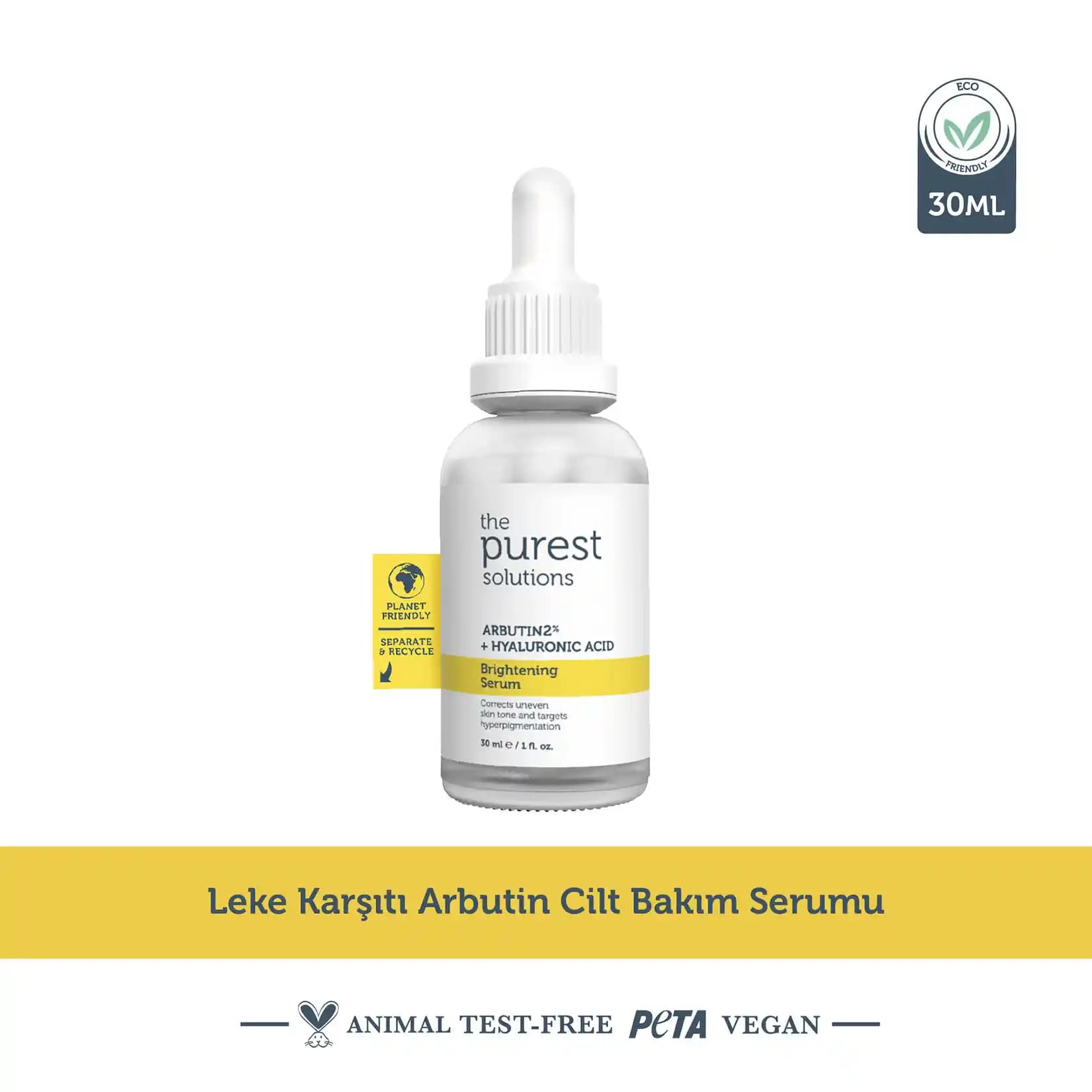 Purest Solutions Leke Giderici Serum 30 ml: Doğal ve Etkili Cilt Tonu Eşitleme Çözümü