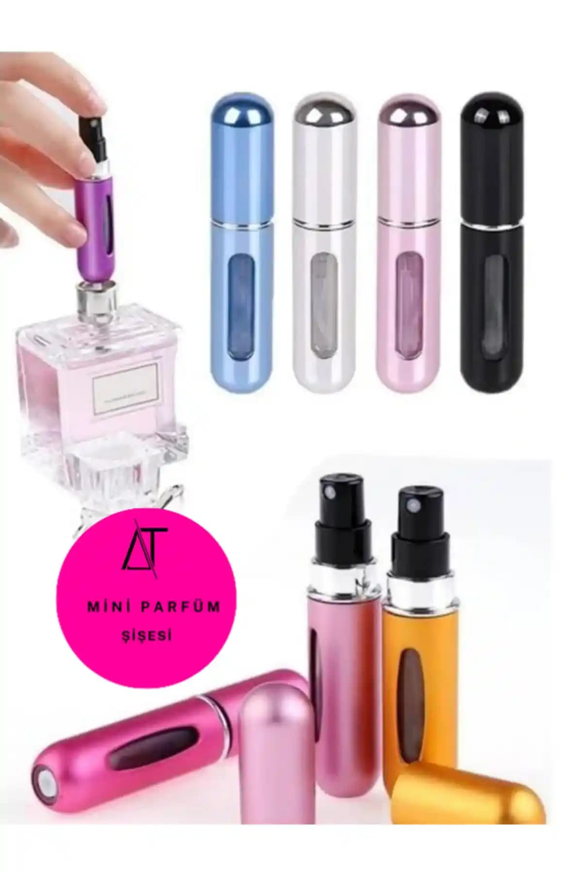 Seyahatlerde Kullanım İçin Pratik ve Şık Parfüm Şişeleri Seçenekleri