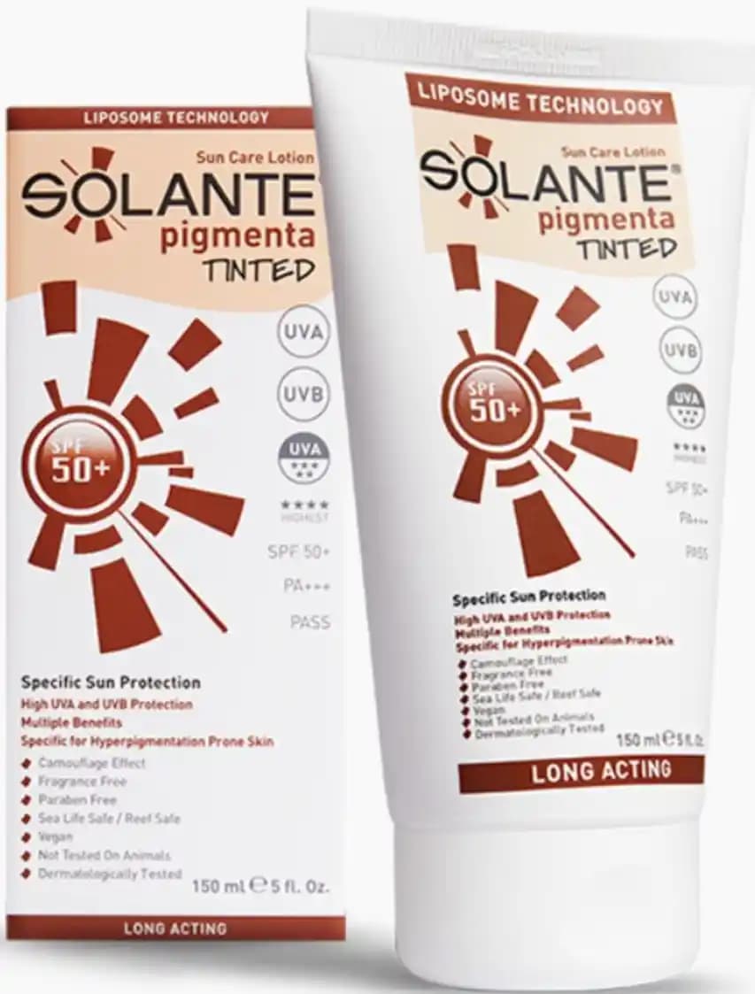 Solante Pigment Tinted Güneş Koruyucu ve Pigmentasyon Karşıtı Çözüm