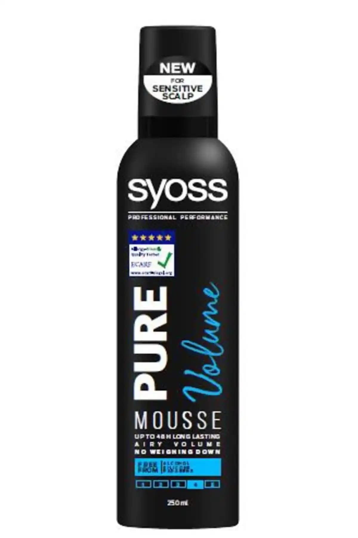 Syoss Pure Volume Saç Köpüğü ile İnce Telli Saçlarda Doğal Hacim ve Dolgunluk Sağlama