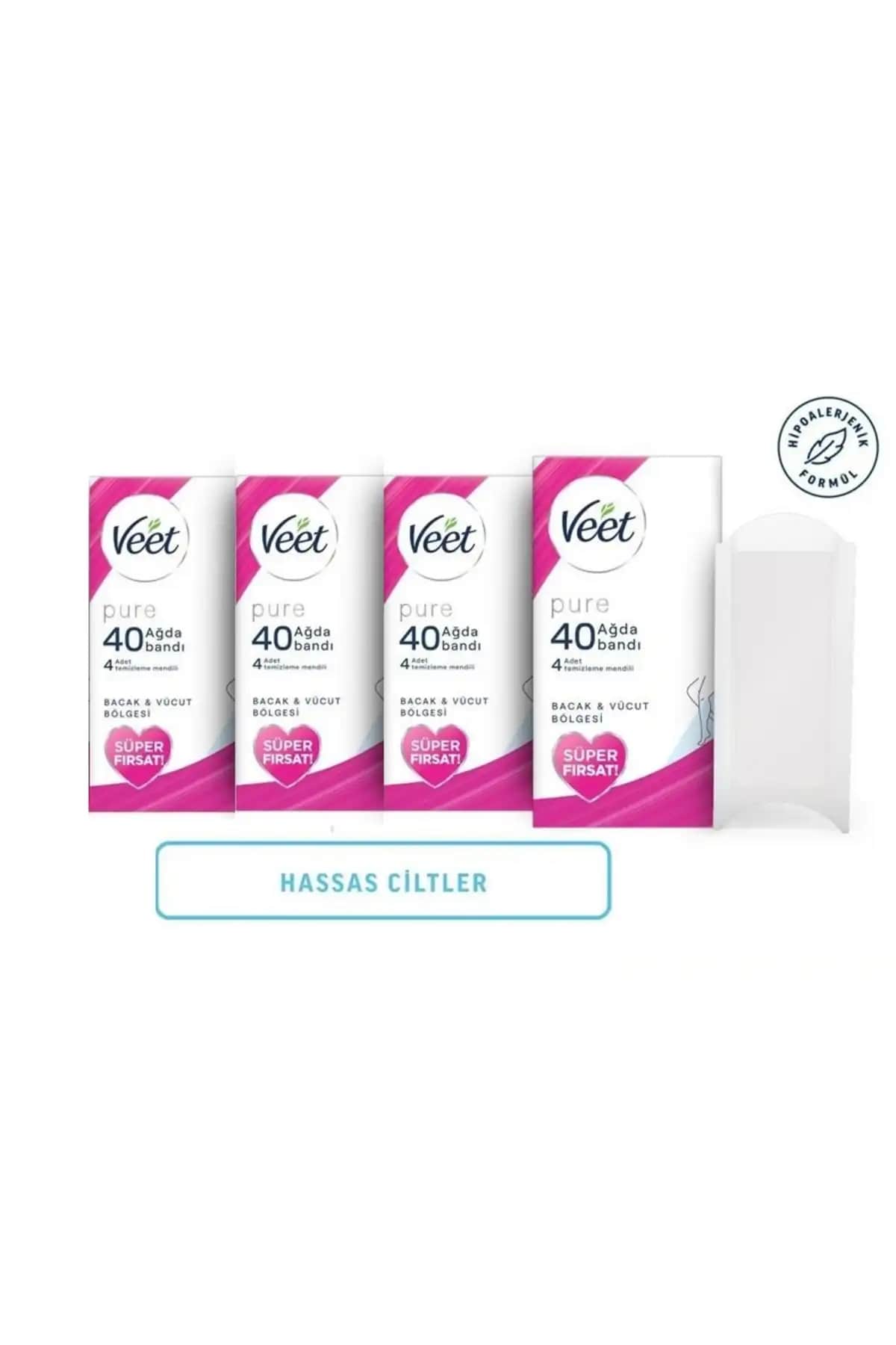 Veet Ağda Bandı 40'lı Paketler Hassas Ciltler İçin Güvenilir ve Ekonomik Çözüm