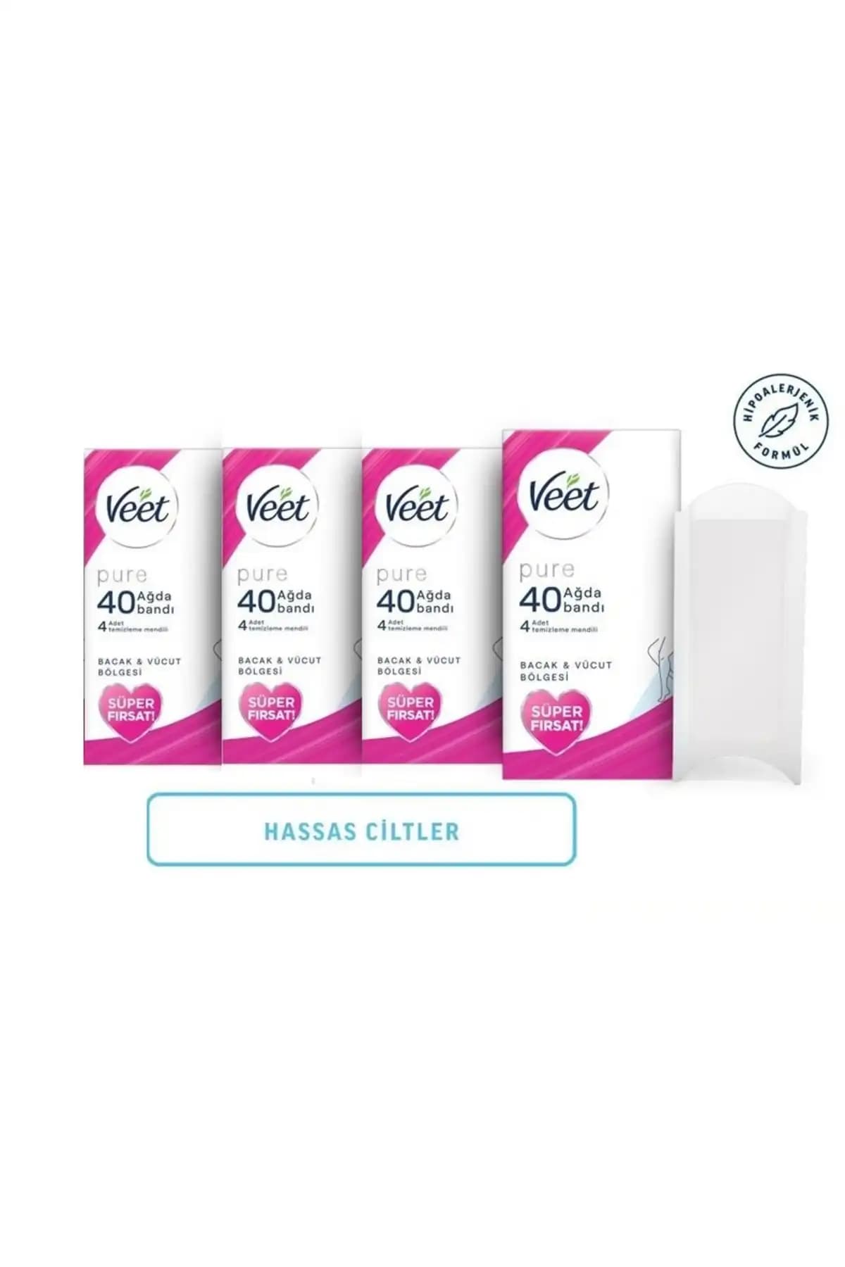 Veet Ağda Bandı 40'lı Paketler Hassas Ciltler İçin Güvenilir ve Ekonomik Çözüm