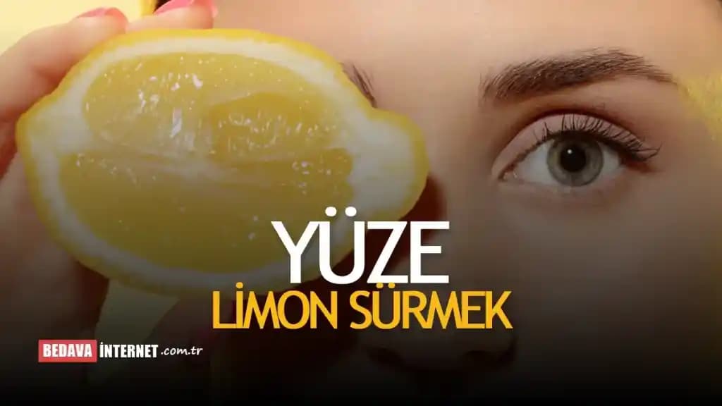 Yüze Limon Sürmek: Doğal Bir Cilt Bakımı mı Yoksa Risk Mi Taşıyor