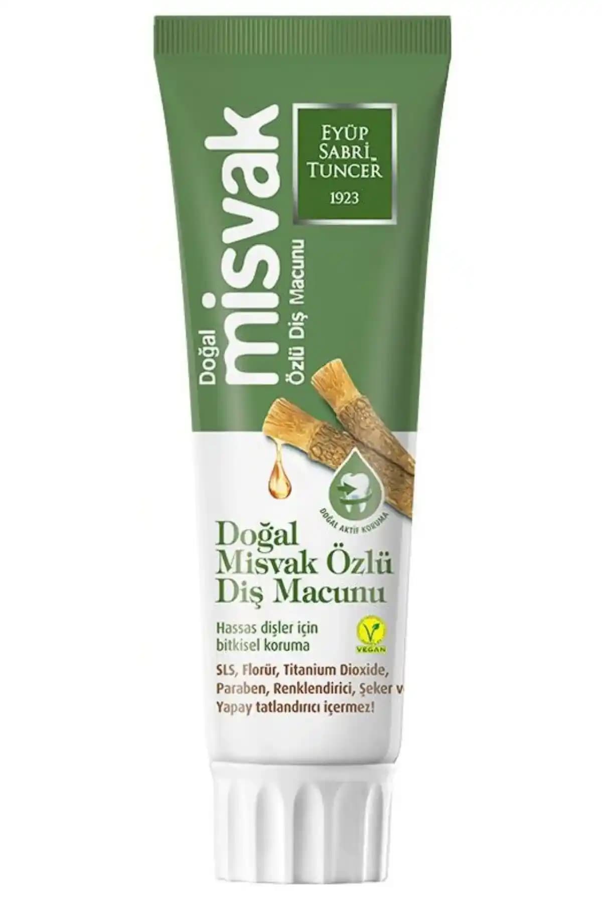 Eyüp Sabri Tuncer Misvak Özlü Diş Macunu: Doğal İçeriklerle Ağız Bakımı