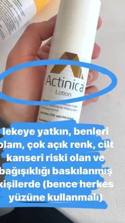 Actinica Nedir Güneş Koruyucu Olarak Önemi ve Kullanım Alanları