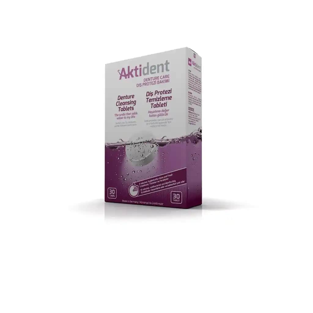 Aktident Diş Protezi Temizleme Tableti ile Güvenli ve Etkili Ağız Bakımı Rehberi