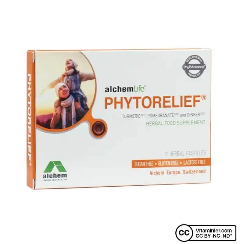 Alchemlife Phytorelief 12 Pastil Doğal Bağışıklık ve Solunum Yolu Destekçisi