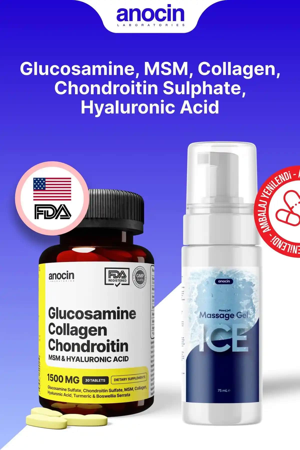 Anocin Glukozamin ile Eklem Sağlığını Güçlendiren Bilimsel Destekli Takviye Ürünü