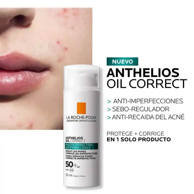 Anthelios Oil Correct SPF 50+ Güneş Koruyucu: Yağlı ve Akneye Eğilimli Ciltler İçin Uygun