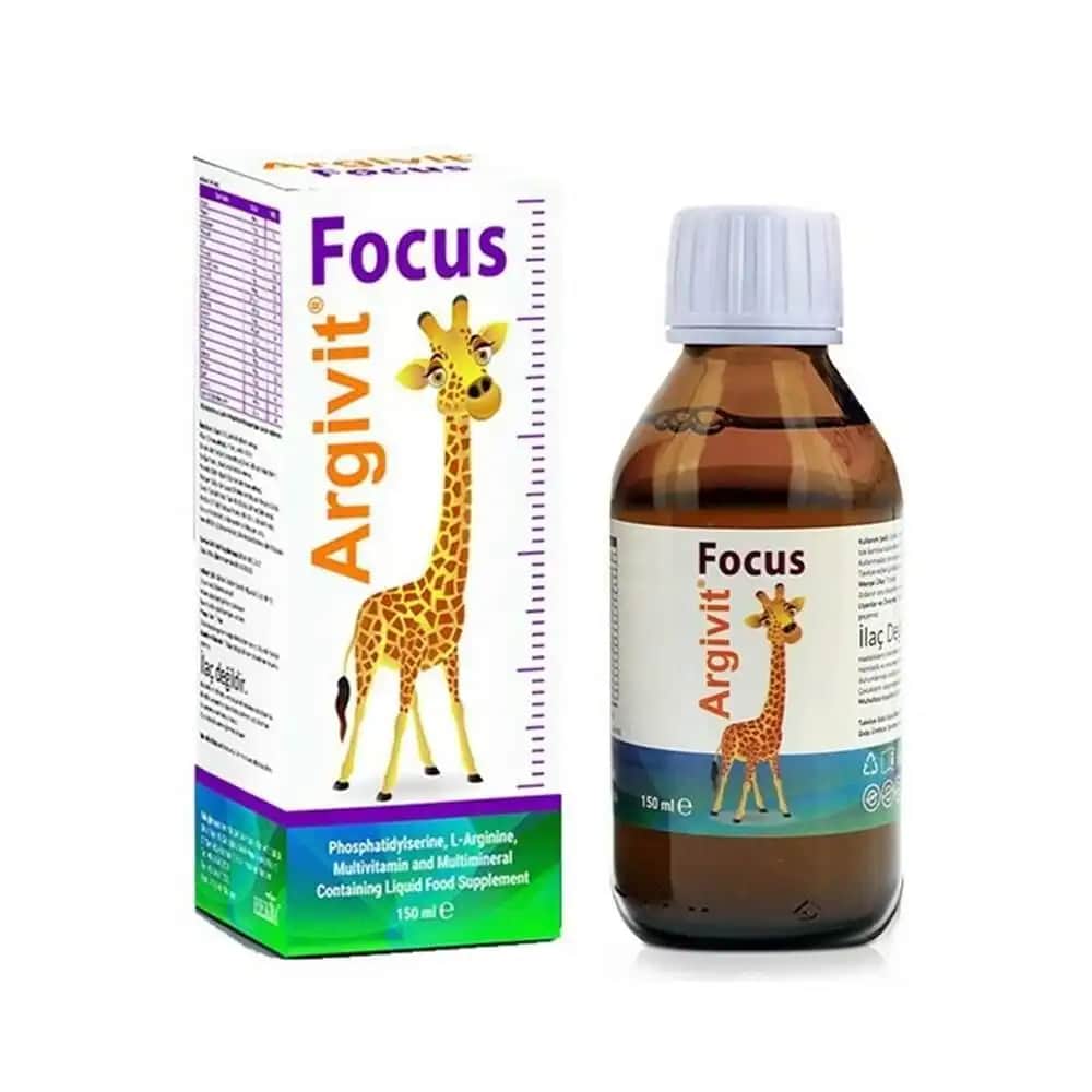 Argivit Focus Şurup 150 ml çocuklar için vitamin mineral destekleyici ürün