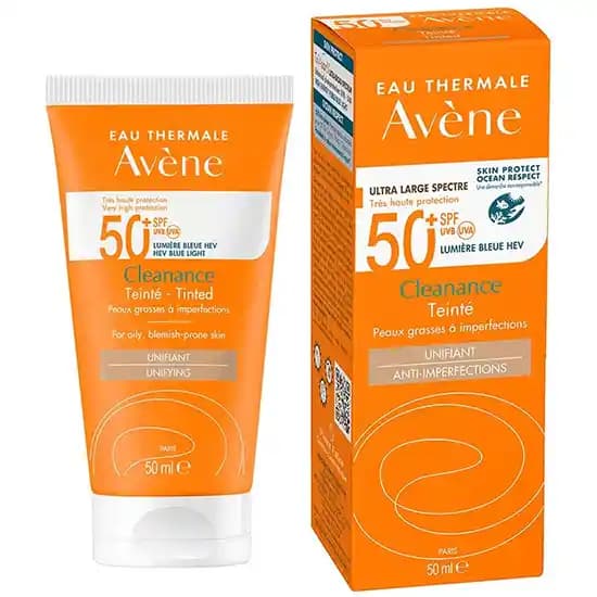 Avene Cleanance SPF 50: Yağlı ve Akneye Eğilimli Ciltler İçin Yüksek Koruma Güneş Kremi