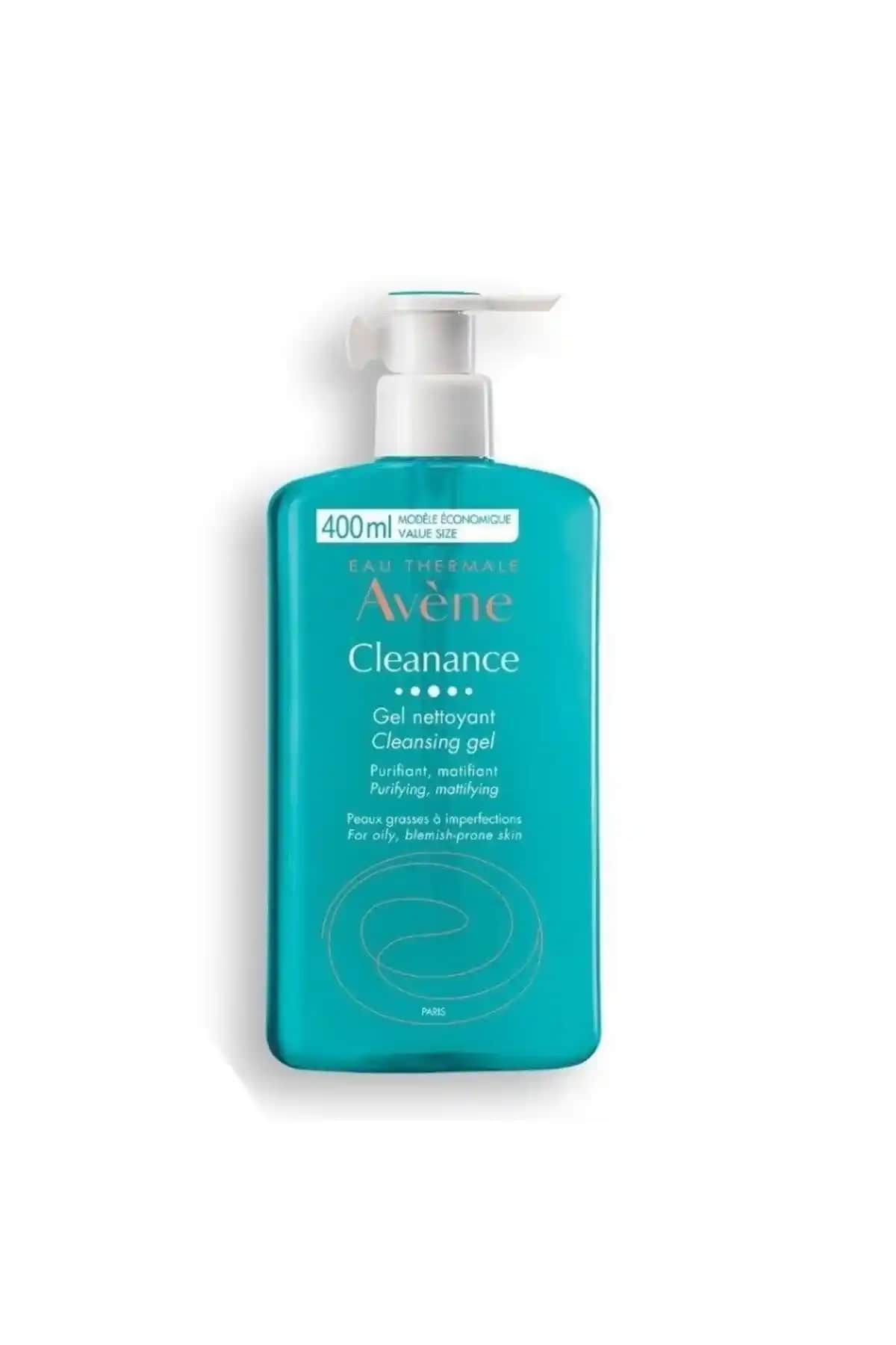 Avene Cleanance Yüz ve Vücut Temizleme Jeli 400 ml: Yağlı ve Akneye Eğilimli Ciltler İçin Uygun