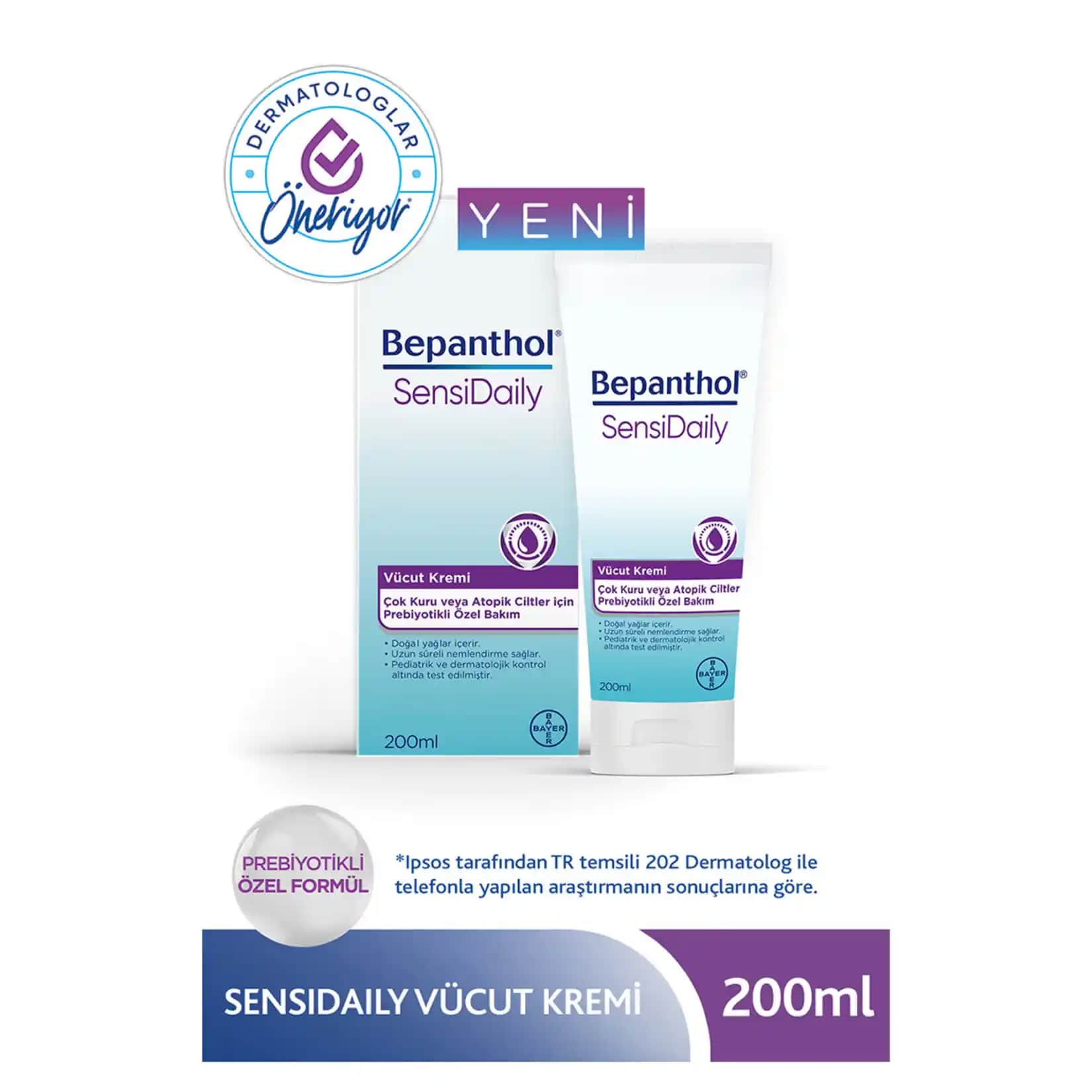 Bepanthol Sensiderm: Hassas ve Problematik Ciltler İçin Güvenilir Dermatolojik Krem