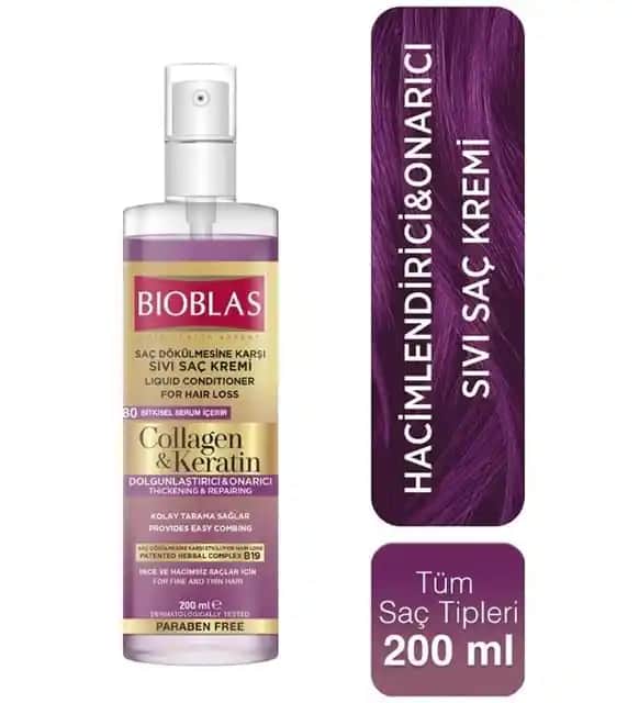 Bioblas Kollajen ve Keratin İçeren Saç Spreyleri ile Güçlü ve Sağlıklı Saçlar