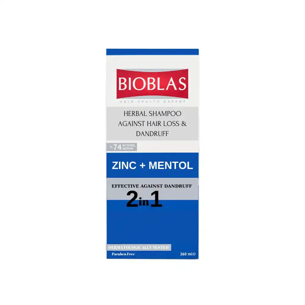 Bioblas Zinc Menthol Şampuanı ile Saç ve Deri Sağlığında Doğal Çözüm