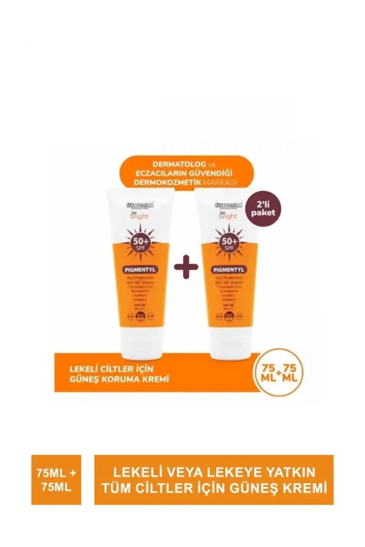 Dermoskin Be Bright Pigmentyl SPF 50+ Güneş Koruyucu Ürünleri ve Özellikleri