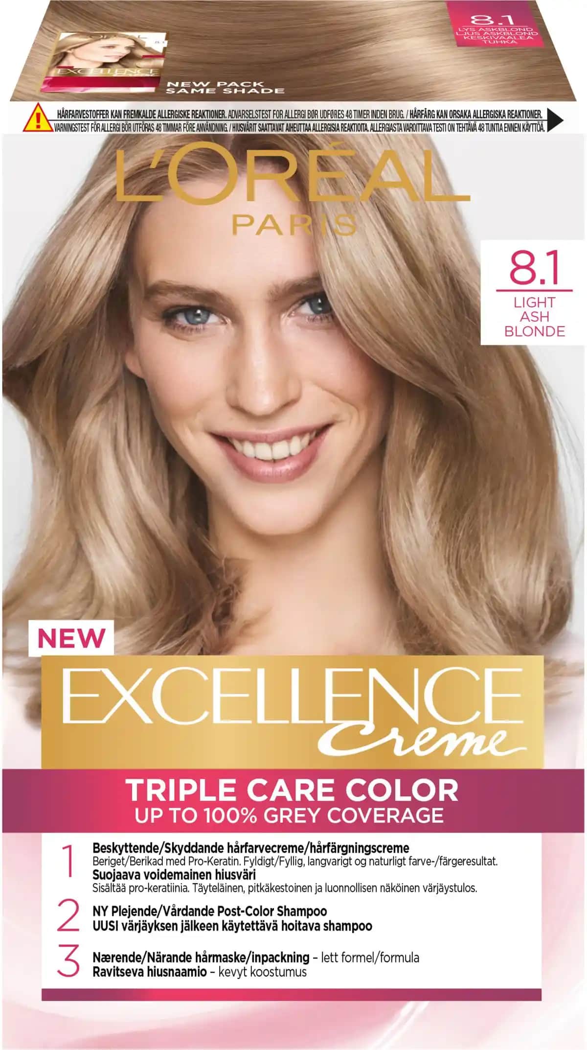 L'Oréal 8.1 Medium Ash Blonde Saç Boyası: Doğal ve Kalıcı Güzellik İçin Uygun Seçenek