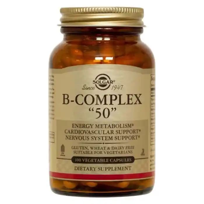 Solgar B-Kompleks 50: Yüksek Doz B Vitaminleri ile Sağlık ve Güzellik Destekleri