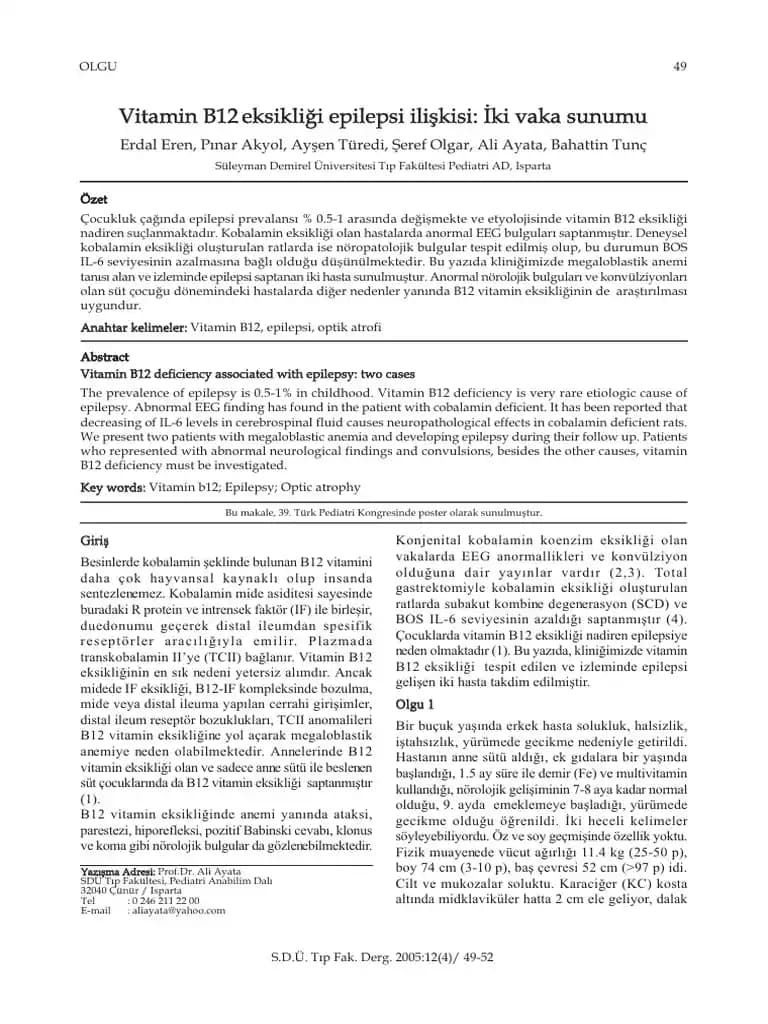 B12 Eksikliği ve Takviyeleri: Sağlık ve Güzellik Üzerindeki Etkileri