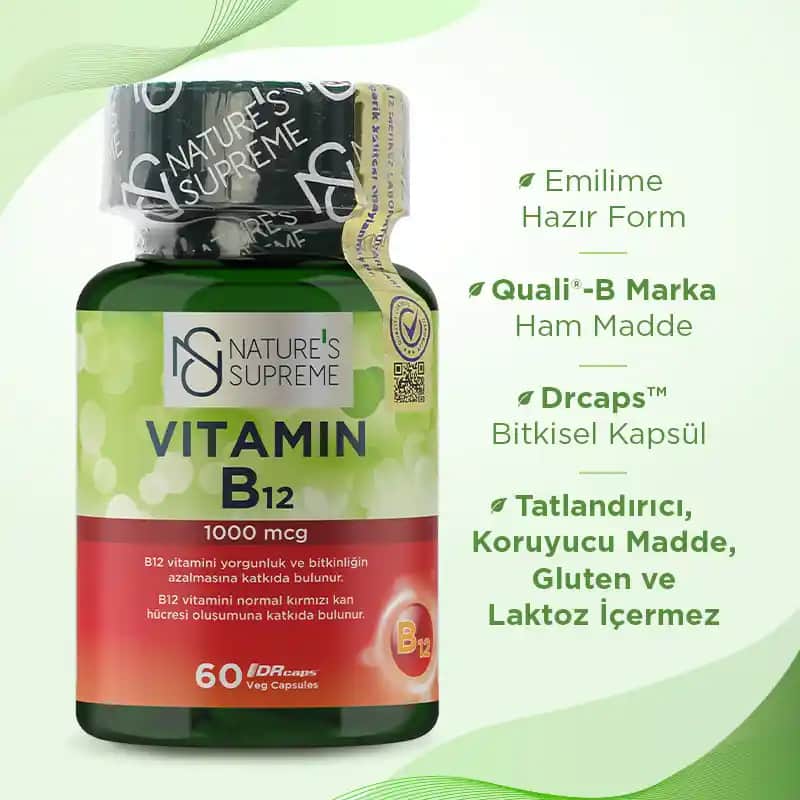 B12 Kapsülü: Sağlıklı Yaşam ve Güzellik İçin Temel Vitamin Takviyesi Rehberi
