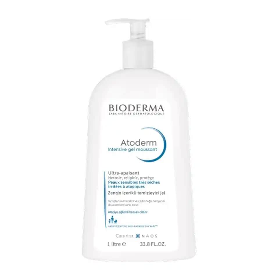Bioderma Atoderm Intensive Foaming Gel 1 Litre ile Kuru ve Hassas Ciltler İçin Güvenilir Temizlik Çözümü