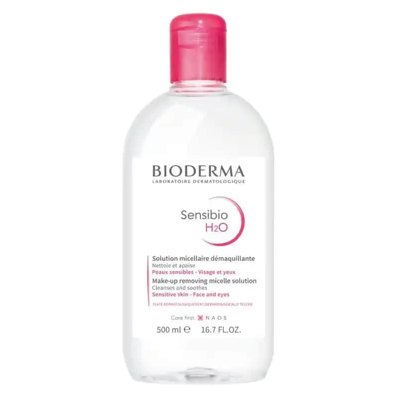 Bioderma H2O 500 ml Hassas Ciltler İçin Güvenilir Makyaj Temizleme Suyu