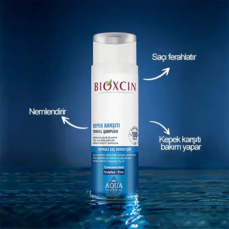 Bioxcin Kepek Karşıtı Thermal Şampuan ile Saç Sağlığınızı Koruyun