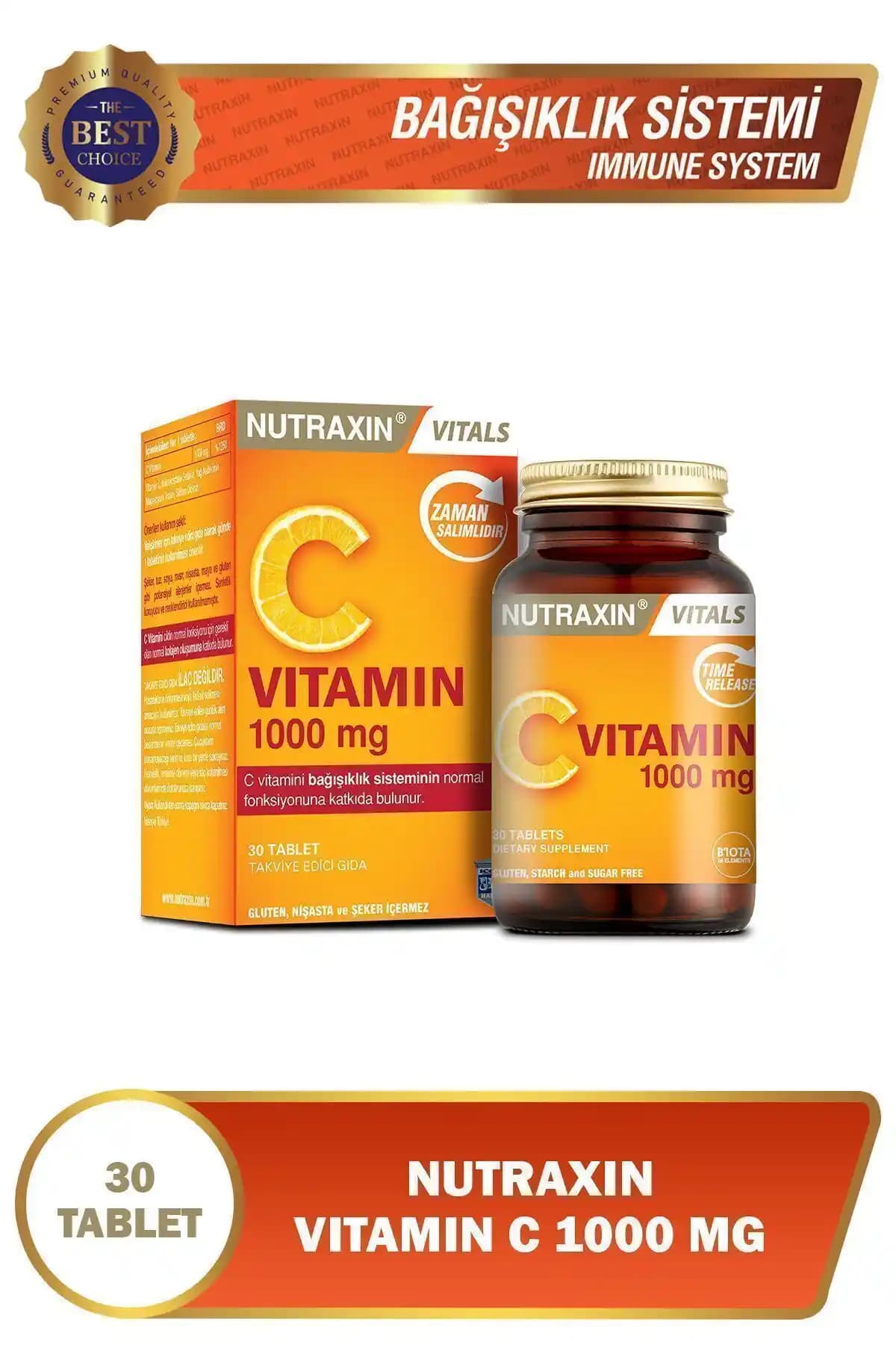 C Vitamini 1000 mg: Bağışıklık ve Cilt Sağlığı İçin Güçlü Bir Takviye Seçeneği
