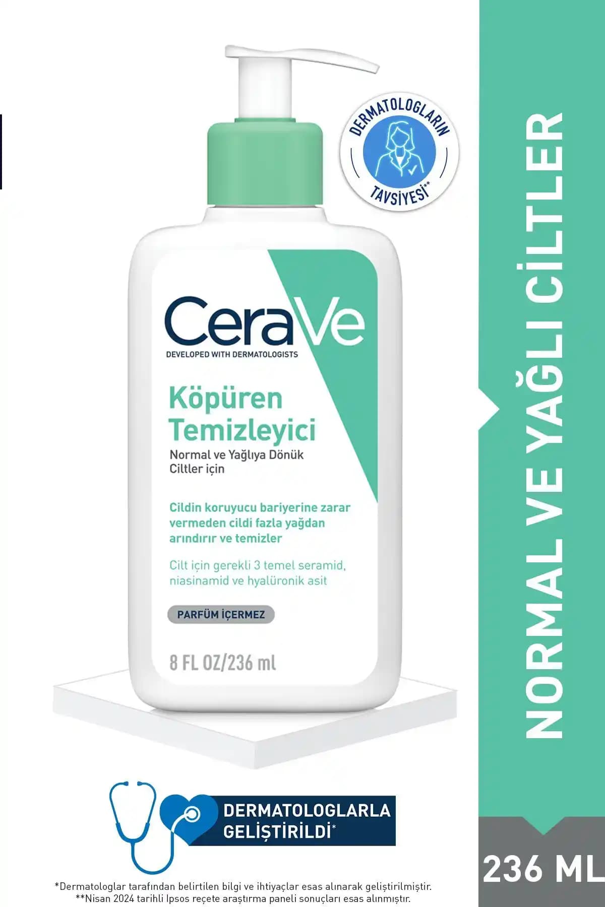 CeraVe Yüz Yıkama Jeli Karma Ciltler İçin Güvenilir ve Etkili Temizlik Çözümü