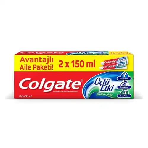 Colgate 3'lü Etki Diş Macunu: Diş Sağlığını Koruyan Güçlü ve Etkili Temizlik Çözümü