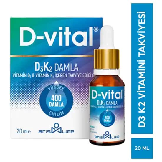 D Vital D3 K2 Damla ile Kemik ve Bağışıklık Sağlığını Güçlendirme Rehberi