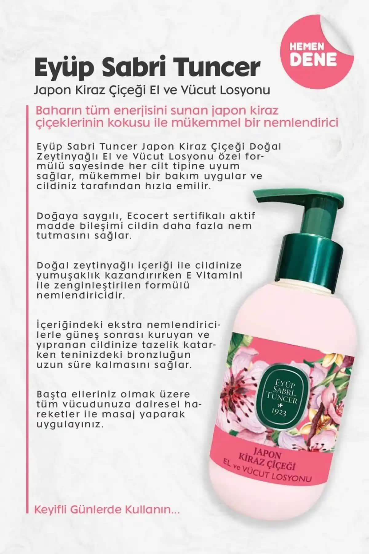 Eyüp Sabri Tuncer Kiraz Çiçeği Serisi: Doğal ve Zarif Kozmetik Ürünleri Rehberi