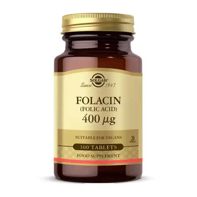 Folacin Solgar ile Cilt Sağlığını Destekleyen Güçlü Vitamin Takviyesi
