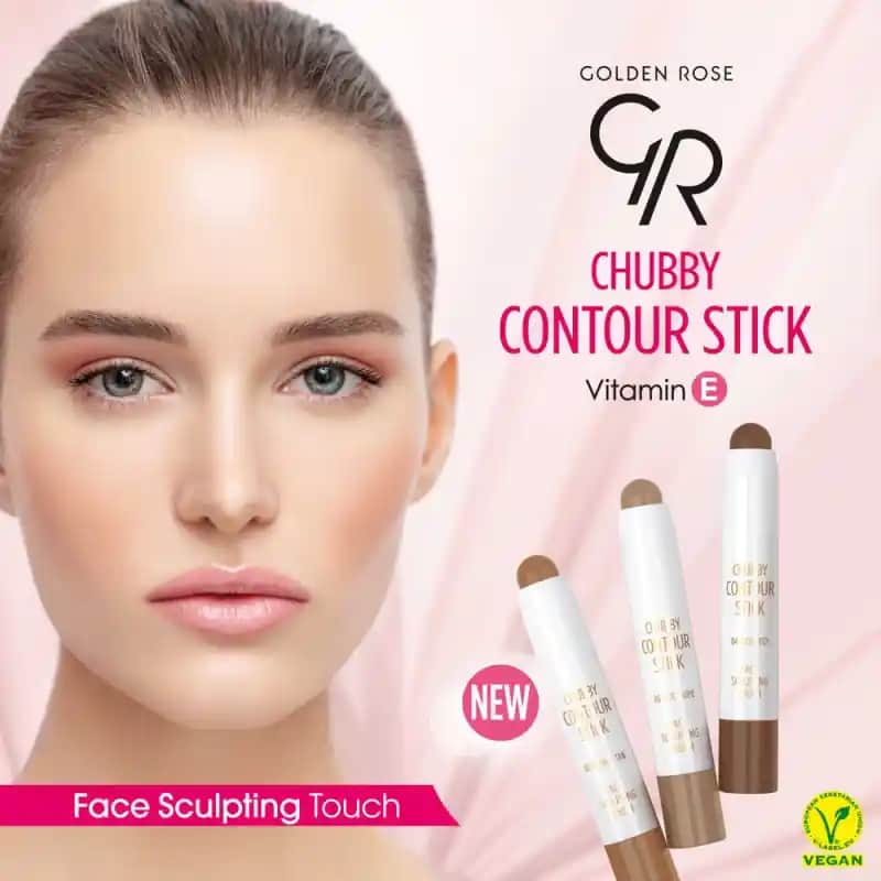 Golden Rose Chubby Contour Stick ile Doğal ve Çarpıcı Yüz Hatları Yaratma Rehberi
