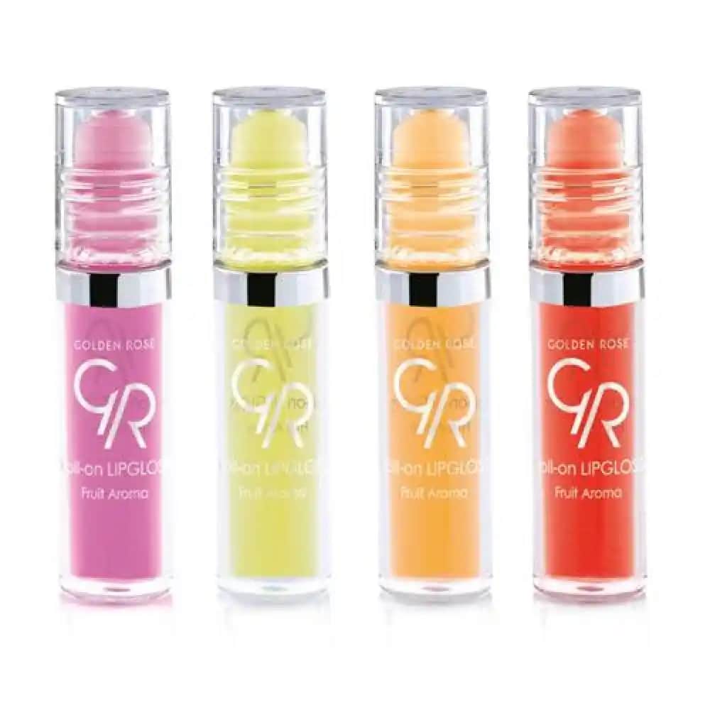 Golden Rose Çilek Aromalı Roll-On Lipgloss Dudaklara Doğal Parlaklık ve Bakım Sağlar