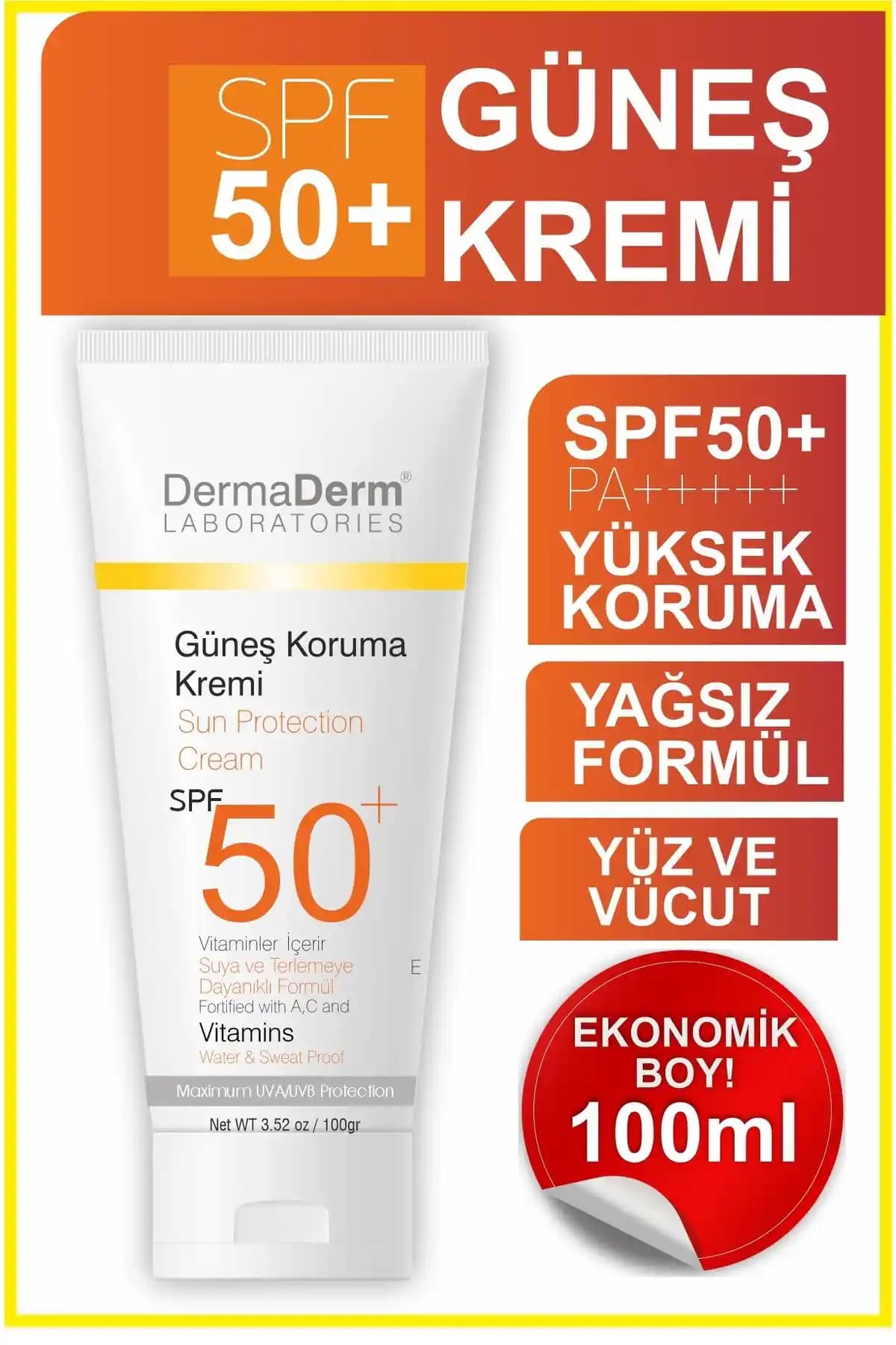 Güneş Koruyucu SPF 50 ile Cilt Sağlığınızı Koruyun ve Güneşin Zararlarından Güvence Altına Alın