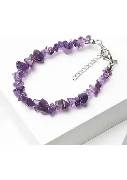 Ametist Kırıktaş Bileklik ile Kararmaz Yassı Zinciri Bileklik Karşılaştırması