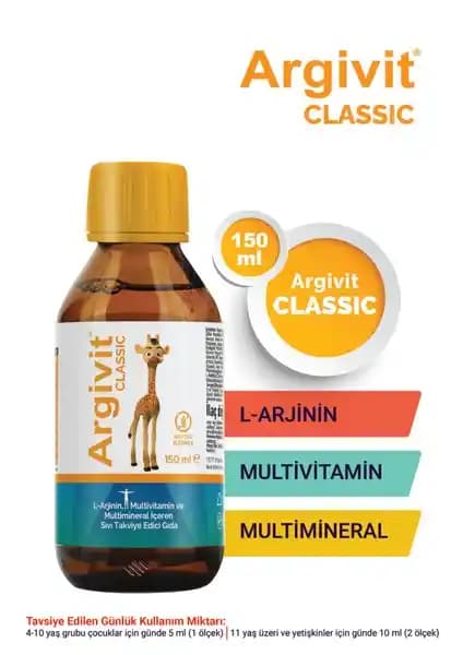 Argivit Classic Şurup ile Gün Boyu Bağışıklık Desteği Sağlayan Vitamin-Mineral Takviye