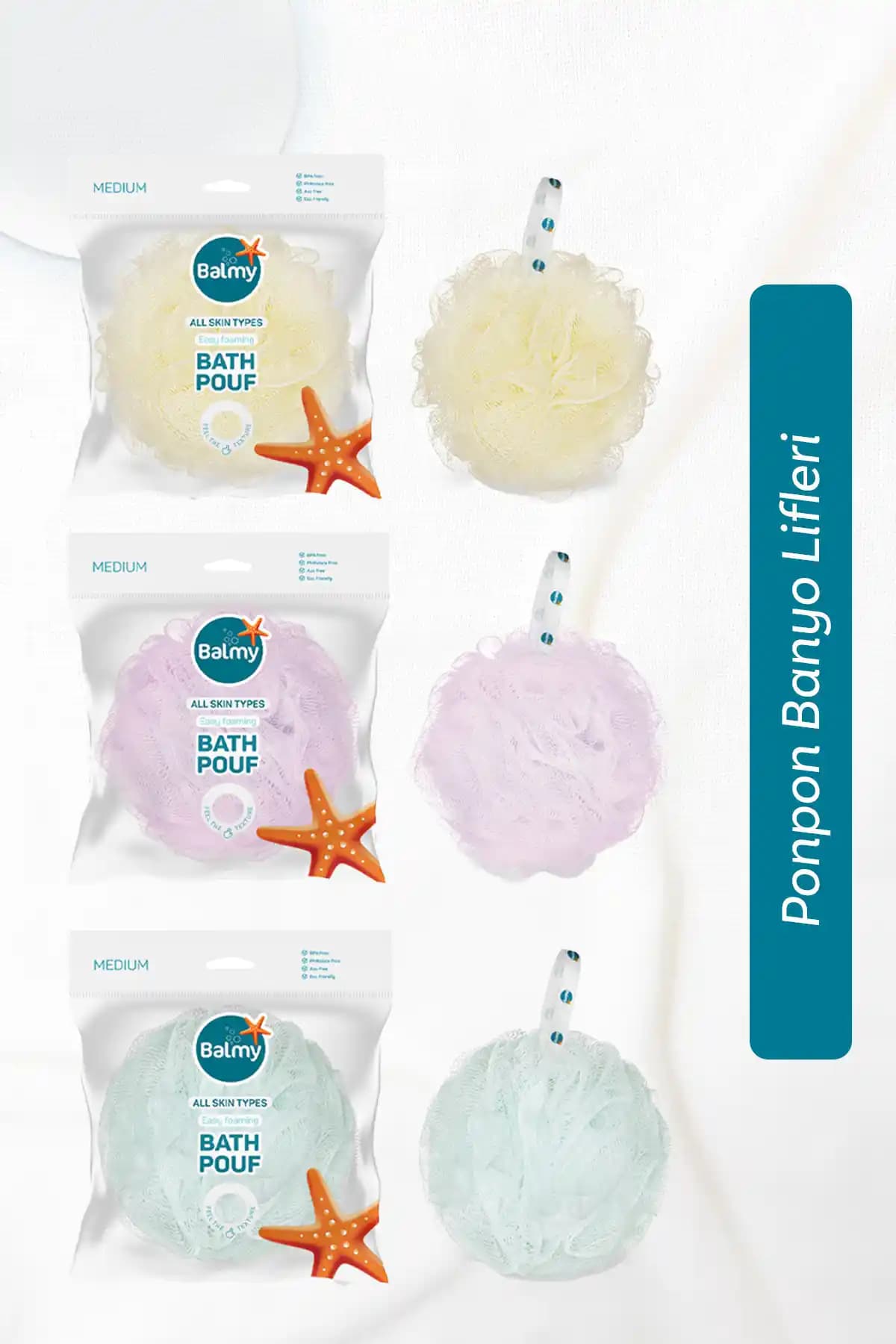 Balmy Medium 3 Lü Paket Pon Pon Banyo Lifi: Özellikler, Kullanım ve İnceleme Değerlendirmesi