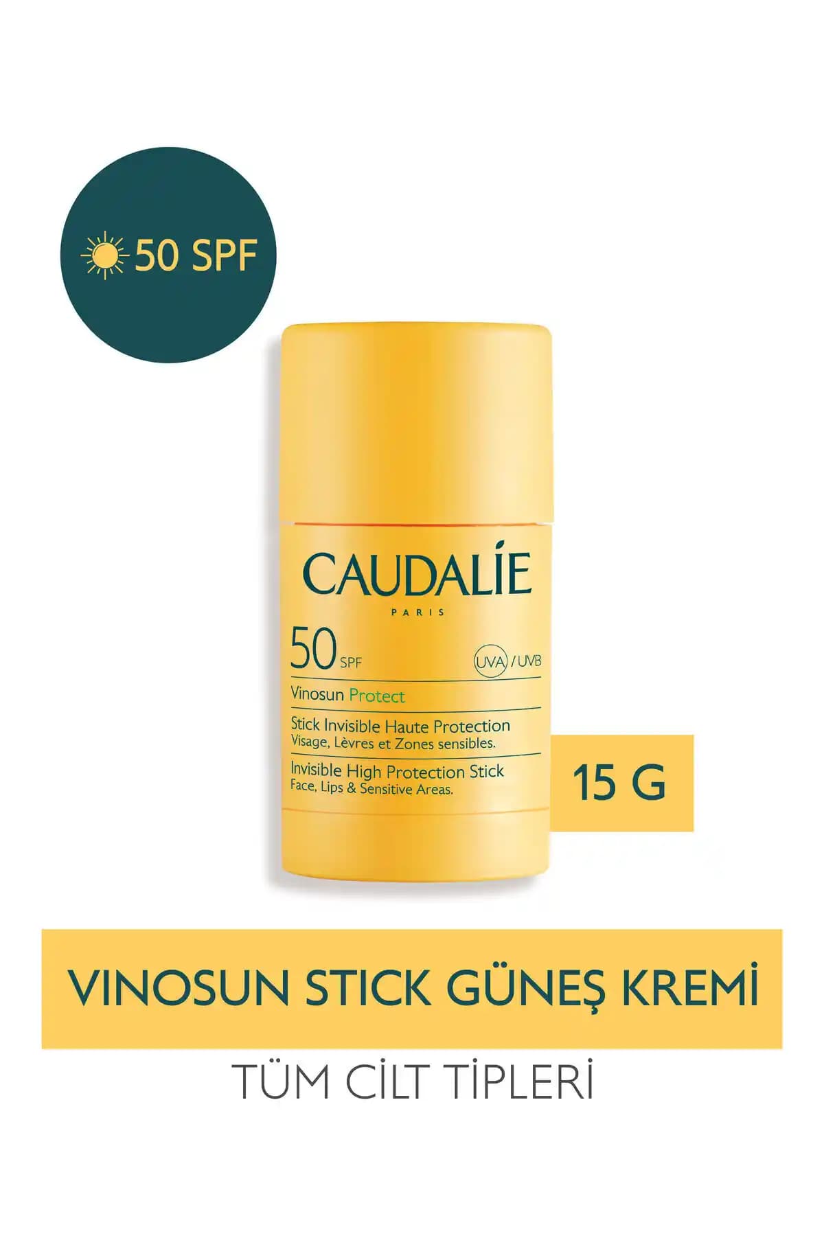 Caudalie Vinosun Çubuk Güneş Kremi SPF50+; Su Bazlı Formül ve Nemlendirme Özellikleri