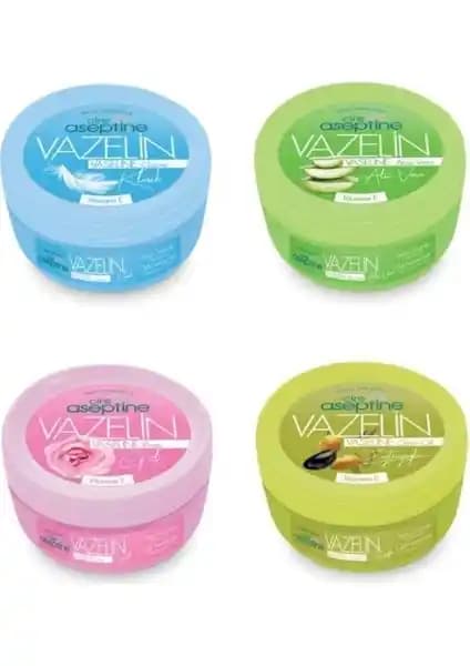 Çok Yönlü Cire Aseptine Vazelin Nemlendirici 4'lü Set: Dört Formülle Cilt Nemlendirme ve Bariyer Desteği