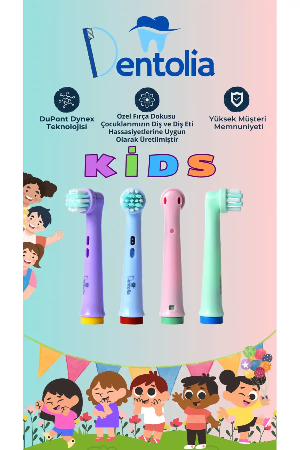 Dentolia Oral-B Uyumlu Çocuk Diş Fırçası Yedek Başlığı Değerlendirme ve Özellikler