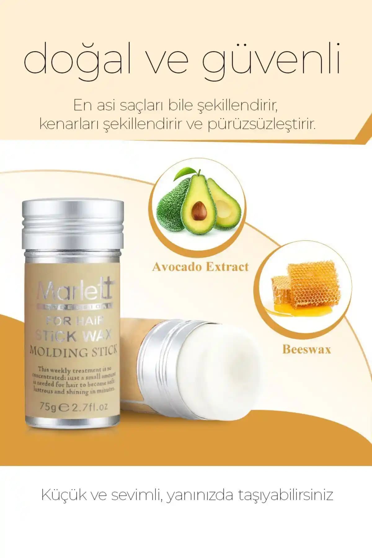 Doğal İçerikli Nera Classy Şekillendirme Çubuğu: Sert Tutuculuk ve Islak/Kuru Uygulama