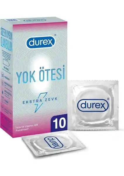 Durex Yok Ötesi Ekstra İnce Ekstra Zevk Prezervatif: İnce Tasarım ve Duyusal Deneyim