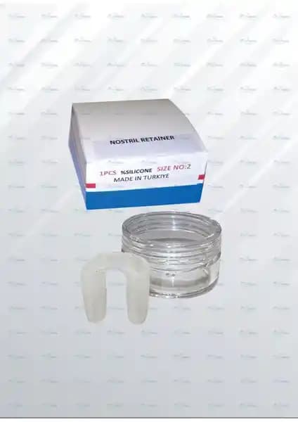 ERMÖZTÜRK MEDİKAL Nostril Retainer: Silikon Burun Şekillendirme Cihazı No 1-2-3-4