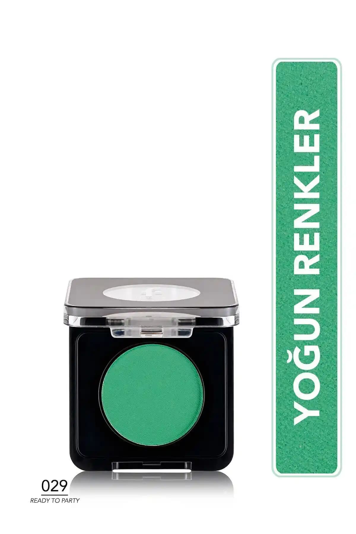 Flormar Mono Yüksek Pigmentli Mat Bitişli Kompakt Göz Farı Yeşil Tonlarda Kadife Dokunuş