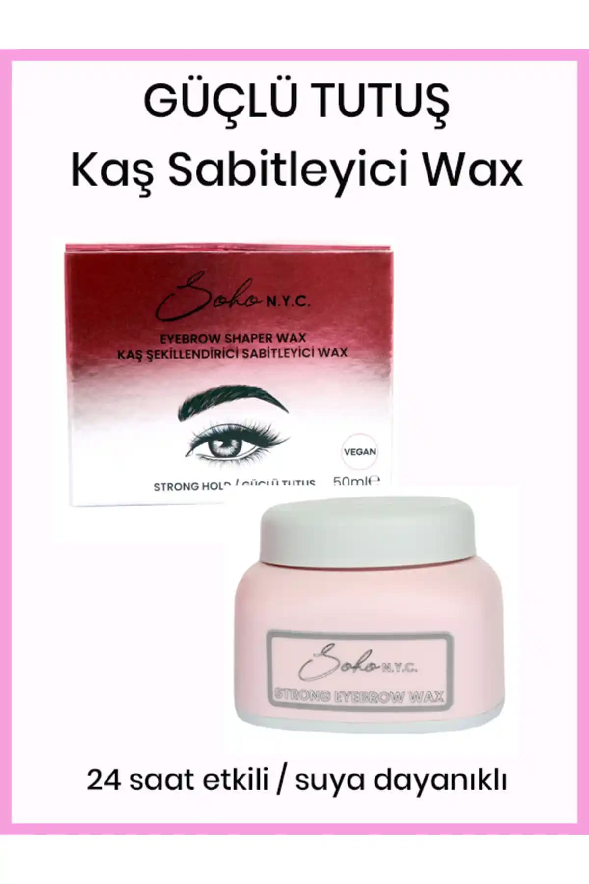 Kaş Sabitleyici Wax: Şeffaflık ve Uzun Süre Kalıcılık İçeren 50 ml Ürün Özellikleri