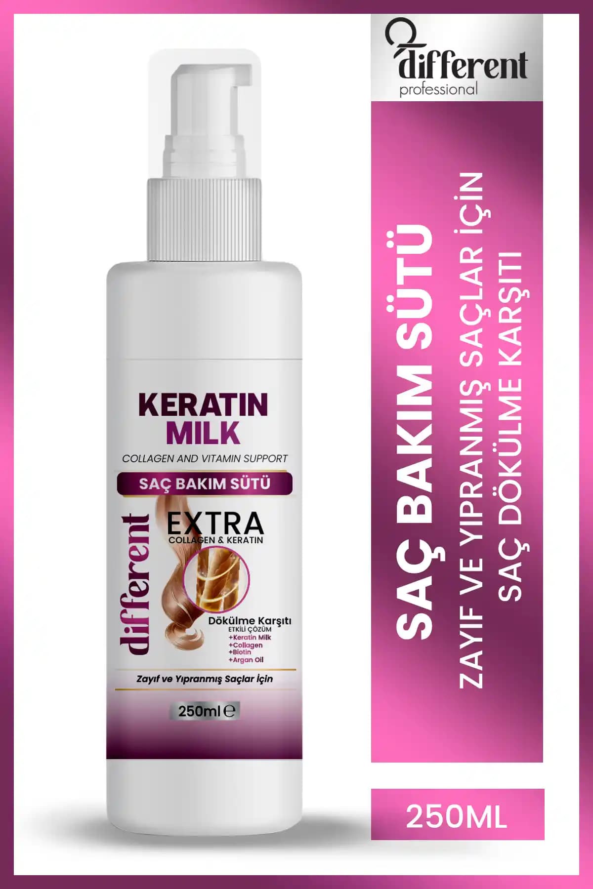 Keratin Bakım Sütü: Durulanmayan Saç Bakımı ile Düzleştirme ve Hacim Sağlayan Formül