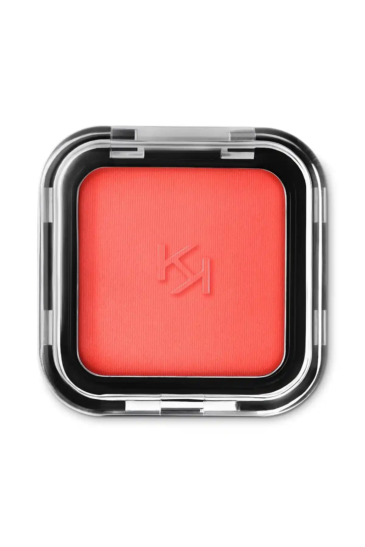Kiko Milano Allik Smart Colour Blush 07 Orange: Toz Formda Mat Bitişli Turuncu Yanak Renk